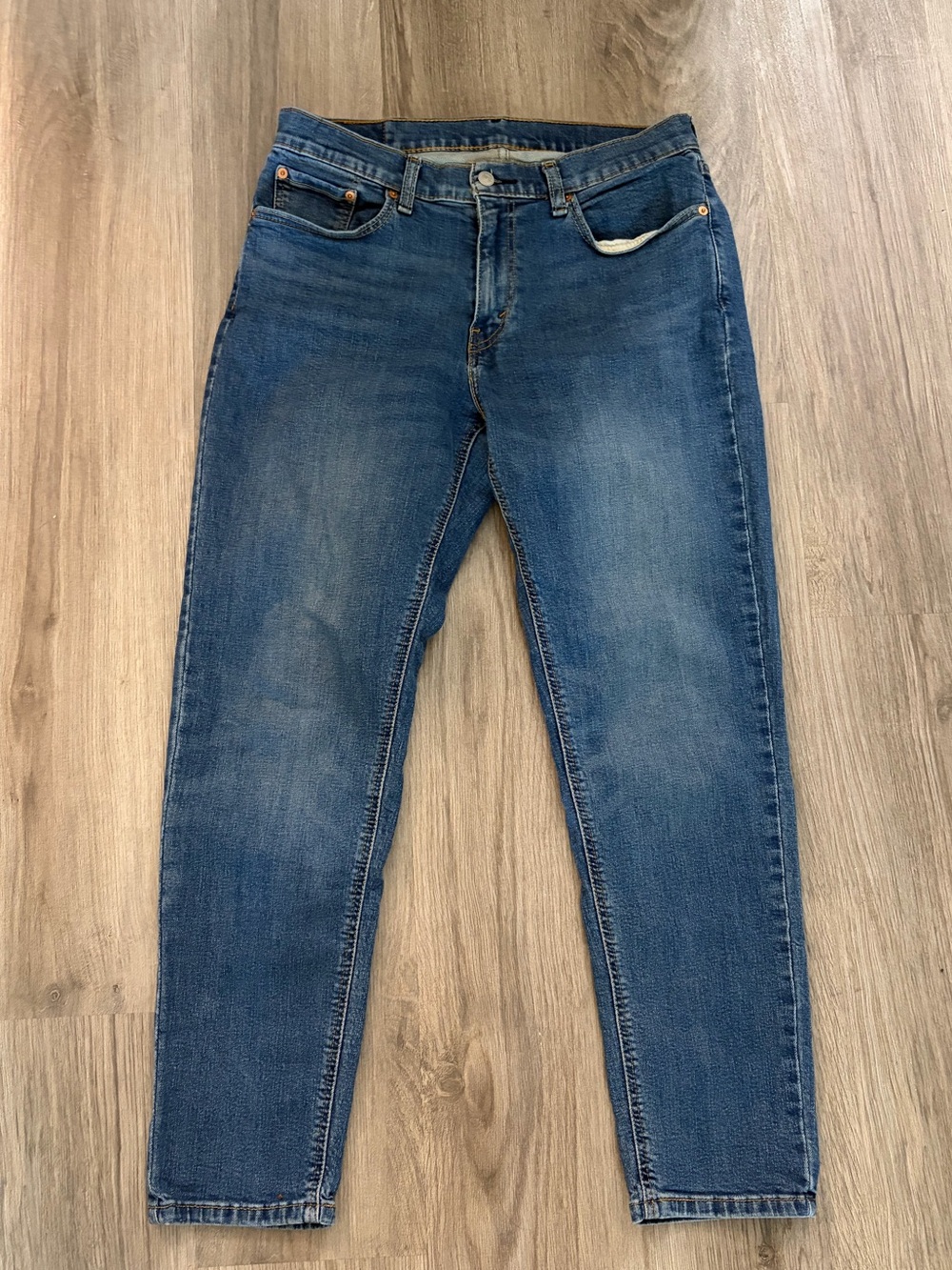 Levi's Straight Leg Blue Denim Jeans